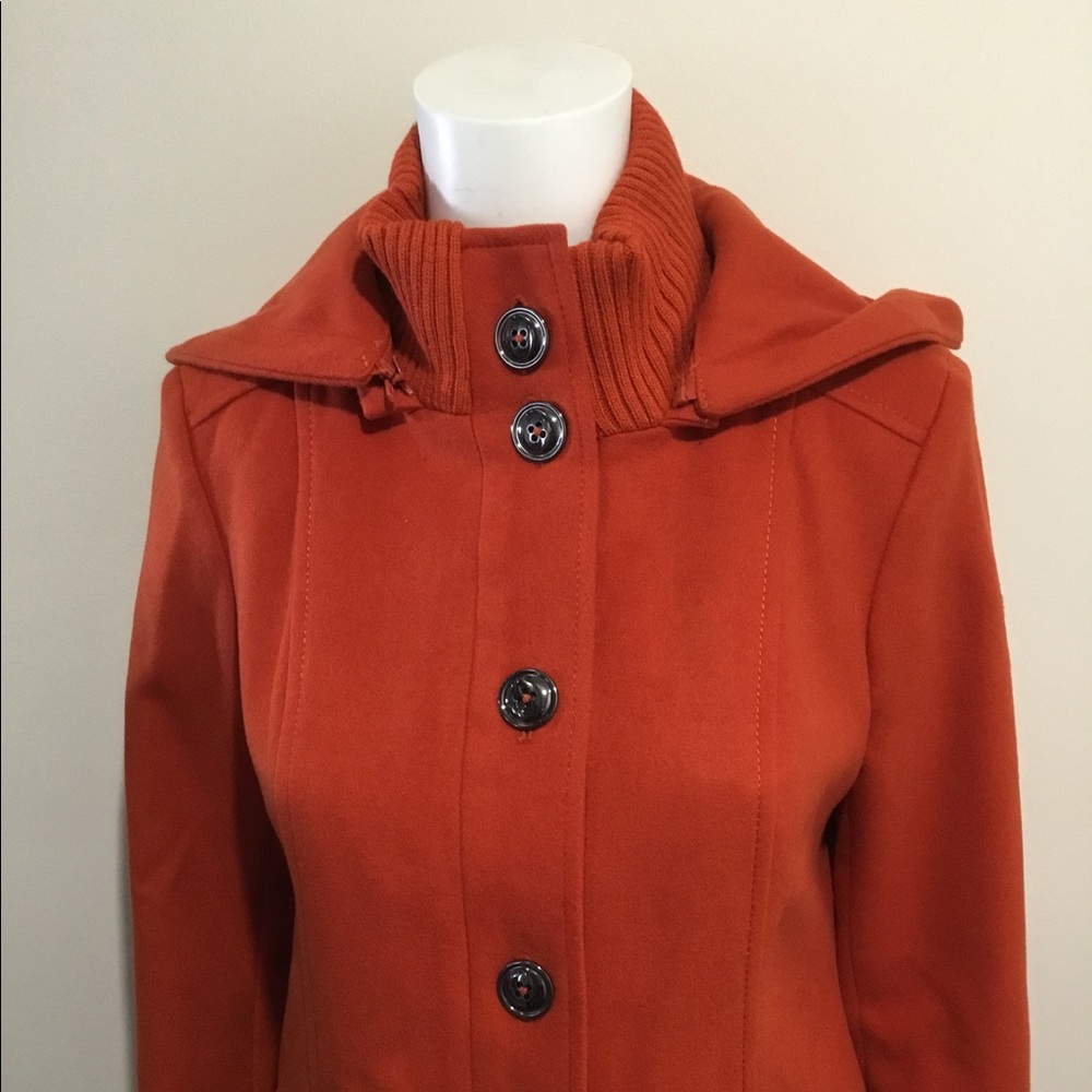 Kenzie orange coat